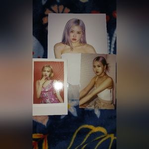 Blackpink rose photocard set
